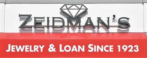 zeidman's jewelry and loan.